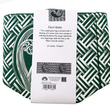 Fern Kate White On Green - Ecofelt Growbag