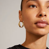 Julita Hoop Earrings - Gold Plated