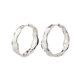 Julita Hoop Earrings - Silver Plated