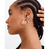 Julita Hoop Earrings - Silver Plated
