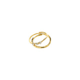Ivarin Rings 2-In-1 Set, Gold-Plated