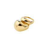Evon Rings 2-In-1 Set, Gold-Plated