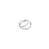 Ivarin Rings 2-In-1 Set, Silver-Plated