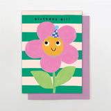 Happy Flower - Birthday Card