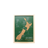 A3 Pin Cork Map - Golf Courses