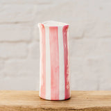 Medium Vase Pink Stripe