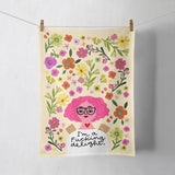 I'm A Fucking Delight Grumpy Angel Dish Towel