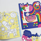 Unicorn - Colouring Book With Stickers