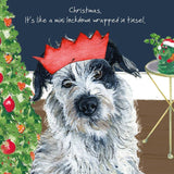 Tinsel Lockdown Christmas - Card