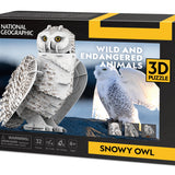 3D Puzzle National Geographic - Snowy Owl