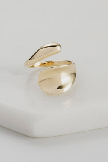Twin Adjustable Ring - Gold
