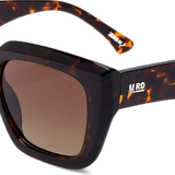 Noode Sunglasses - Black w/Tort Arms