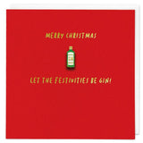 Be Gin Xmas Pin - Card