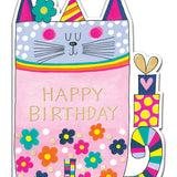 Cat Happy Birthday - Card