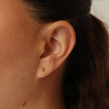 Nora Stud Earring - 925 Sterling Silver - Gold