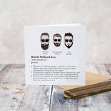 Beardy Mcbeardy Face Card