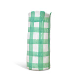 Medium Vase - Mint Gingham
