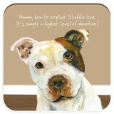 Staffie Levels - Coaster