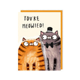Meowied Cats - Wedding Card