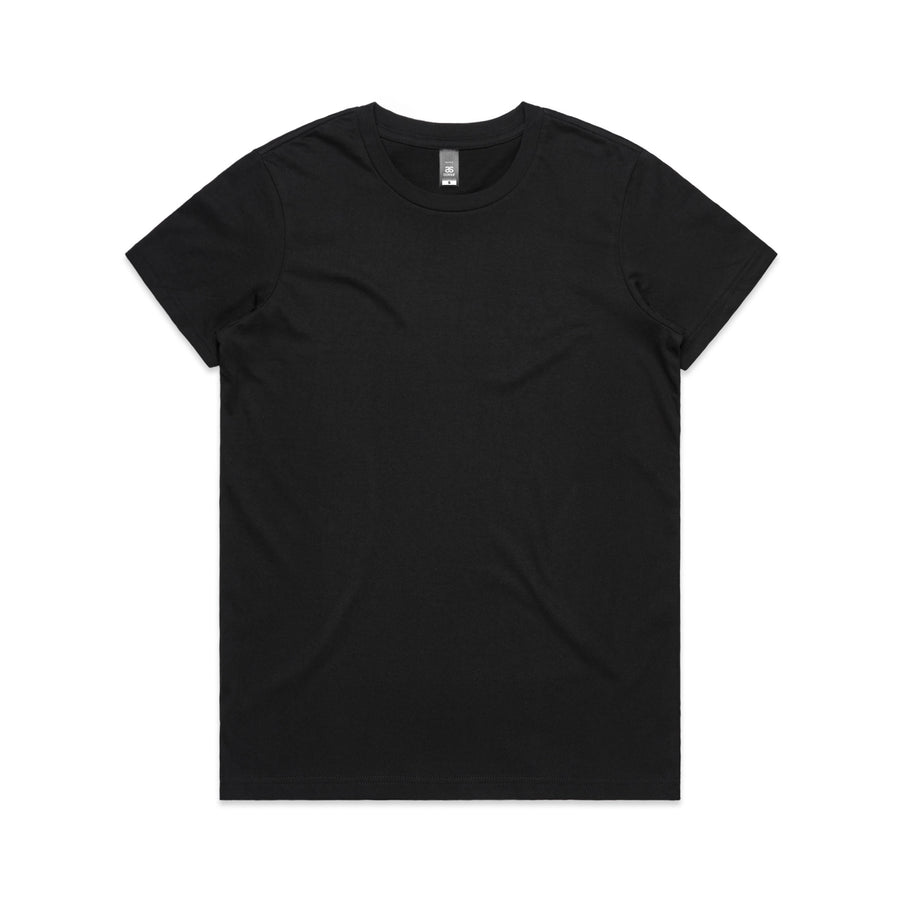 A Colour Womens Maple Tshirt Black