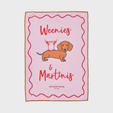 Teatowel Microfibre Waffle - Dachshund