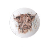 highland cow trinket dish