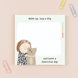 Hug A Dog - Sticky Jot Pad