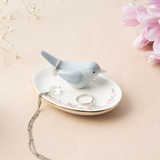 Flower Market Bird Ring Dish