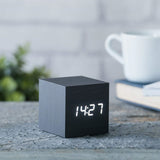Cube Click Clock - Black