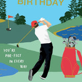Happy Birthday You're Par-fect - Card