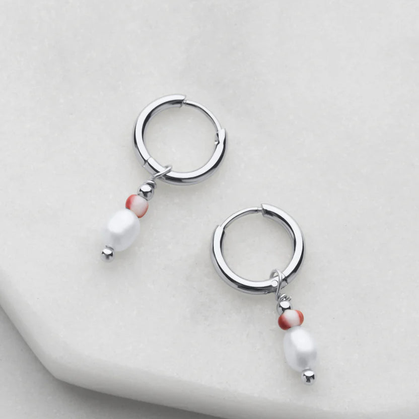 Vivian Huggie Drop - Earring