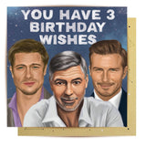 Three Birthday Wishes - Card