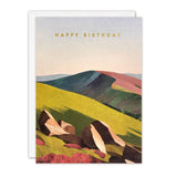 Hilltop View - Birthday Card