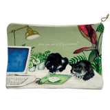 Office Cats Zip Pouch