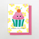 Happy Cupcake - Birthday Card