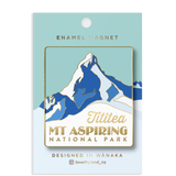 Mt Aspiring Tititea Enamel Magnet