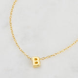 Letter Necklace - Gold