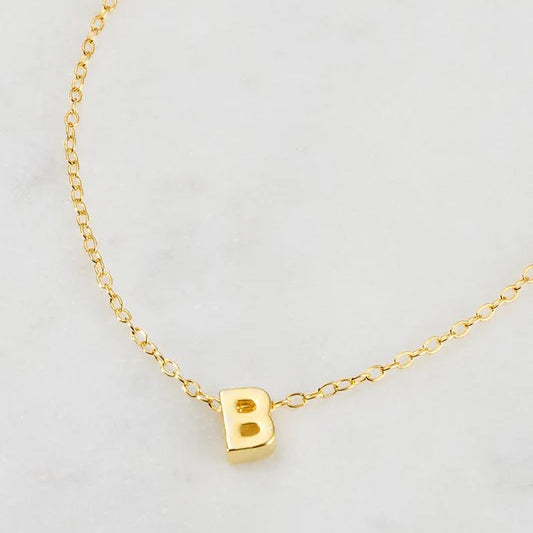 Letter Necklace - Gold