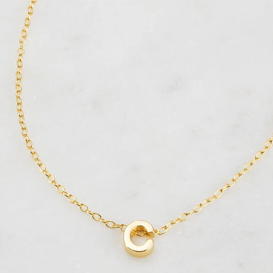 Letter Necklace - Gold