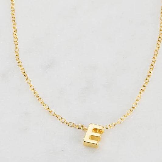 Letter Necklace - Gold