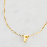 Letter Necklace - Gold