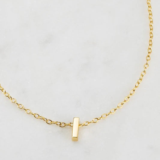 Letter Necklace - Gold