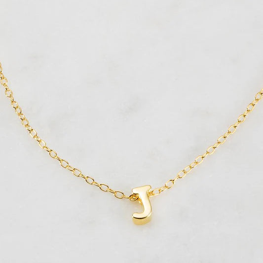 Letter Necklace - Gold