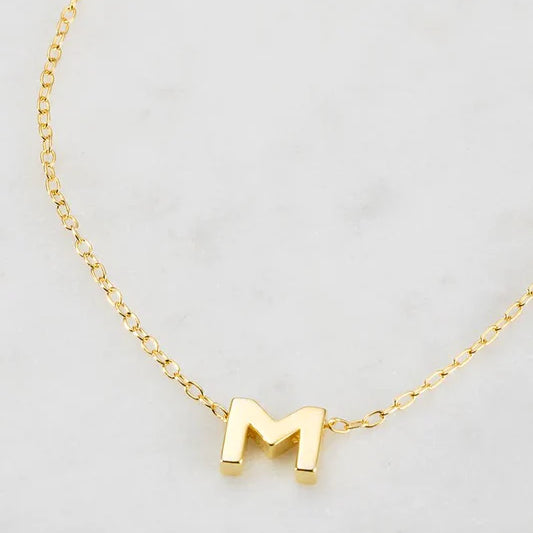 Letter Necklace - Gold