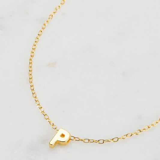 Letter Necklace - Gold