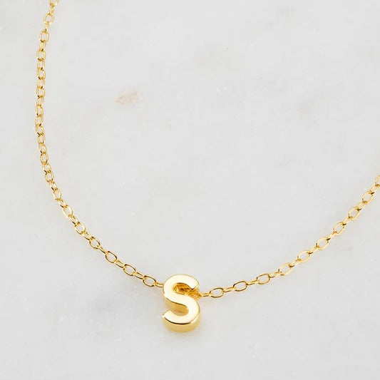 Letter Necklace - Gold