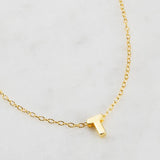 Letter Necklace - Gold