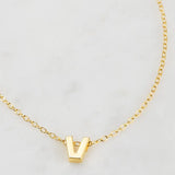 Letter Necklace - Gold