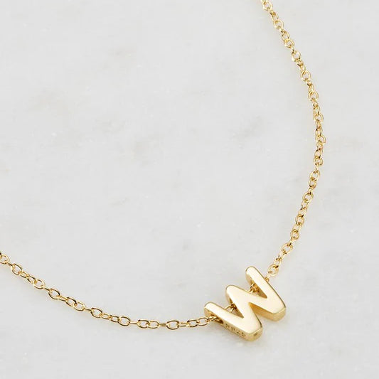 Letter Necklace - Gold