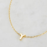 Letter Necklace - Gold